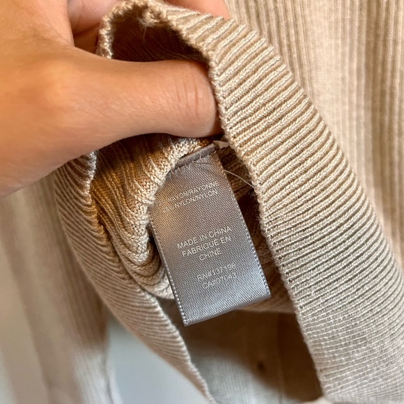 Marled Reunited Beige Button Down Sweater - Picture 8 of 9